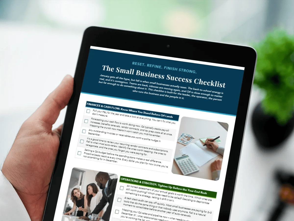 SMB Success Checklist