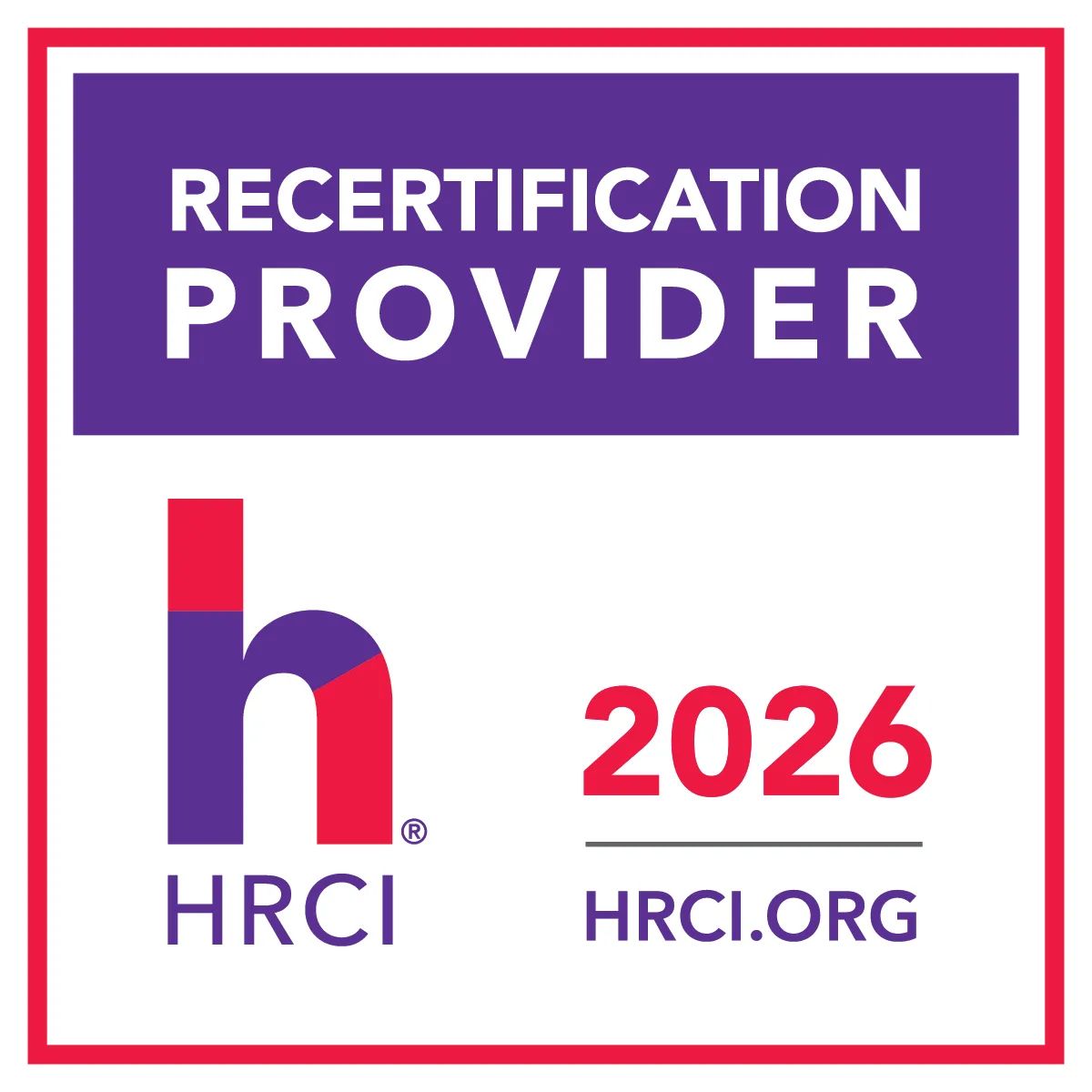 2026 HRCI Seal
