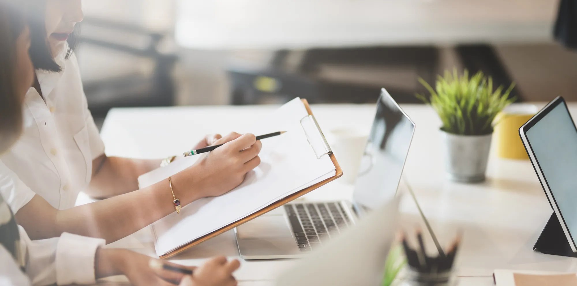 Professional business partner consulting the strategy together for the upcoming project 